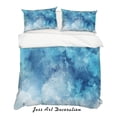 thumbnail image 2 of 3D Blue Watercolor Quilt Cover Set Bedding Set Pillowcases 11, 2 of 2