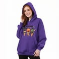 thumbnail image 4 of BiZtdJrK Halloween Hoodies for Women Pumpkin Graphic Long Sleeve Hoodie Pullover Fashion Cute Sweatshirt Teen Girl Clothes with Pocket Purple XL, 4 of 6