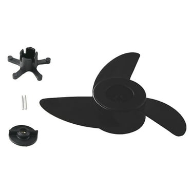 Boat Electric Outboard Motor Prop for ET44L ET54L D65L Accessories/Boat 3- (Black)