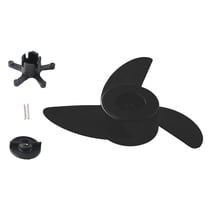 MotorGuide Machete III Propeller – 3-Blade Glass-Filled Trolling Motor Prop, 3.5" Hub