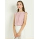 thumbnail image 2 of Blusas Elegante Sin Mangas Vintage De La Década De 1950 Con Volantes Para Oficina De Negocios Para Mujer Rosa XS, 2 of 6