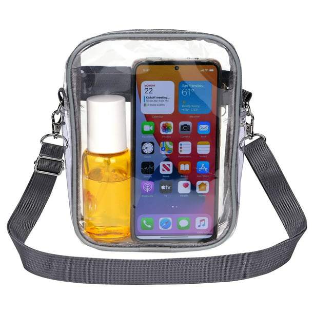 Clear Bag Stadium Approved, Clear Crossbody Purse Bag Women and Men for ...
