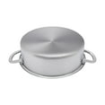 thumbnail image 4 of 304 Stainless Steel Silver Hot Pot with Divider, Pot with Glass Lid, Hot Pot with Spoon/ Leaky Spoon Large Capacity, 4 of 21