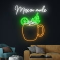 thumbnail image 3 of Handmadetneonsign Moscow Mule Led Sign, Moscow Mule Neon Light, Moscow Mule Cocktail Neon Sign, 3 of 5