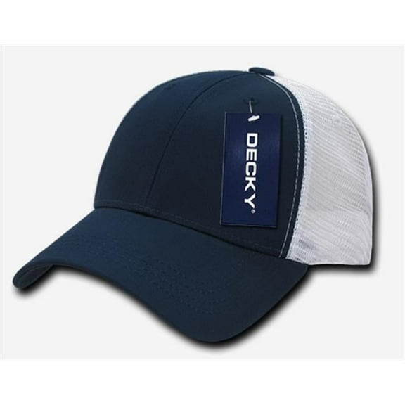 Low Crown Mesh Golf Cap, Navy/White