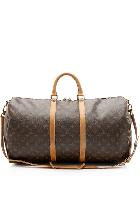 Pre-Owned Louis Vuitton Vintage Monogram Canvas Keepall Bandouliere 55 Duffle