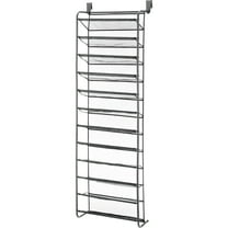 Whitmor 36 Pair Over-The-Door Rack-Gunmetal Gray