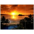 thumbnail image 1 of Sunset Photo Ceramic Tile Mural Kitchen Backsplash Bathroom Shower 405915-M43, 1 of 3