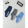 thumbnail image 5 of Toddler Boys Clothes Boys Pants Toddler Kids Boys Sweatpants 3 Pack Elastic Waist Joggers Athletic Pants 3T 4T 5T Size 6 7 Blue Gray, 5 of 7