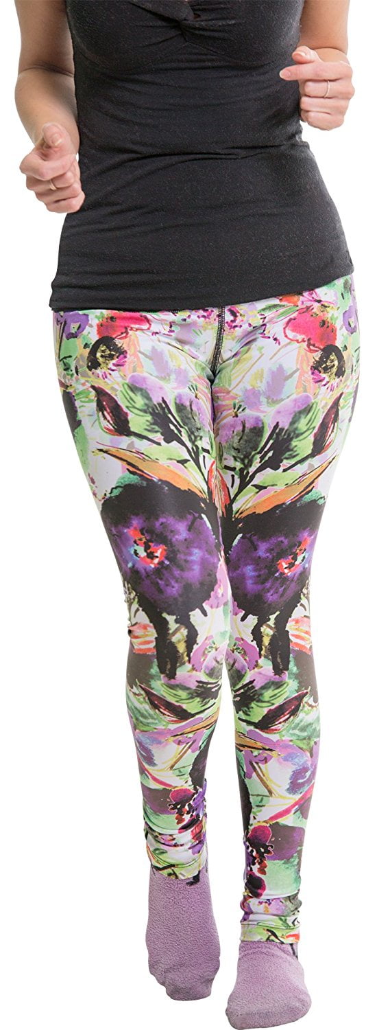 purple compression pants