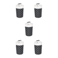 thumbnail image 3 of Billuyoard Cesto de ropa con asas de aluminio bolsa de ropa 90L cesto impermeable organizador de ahorro de espacio negro/mango impreso/82l Type2 NO2, 3 of 6