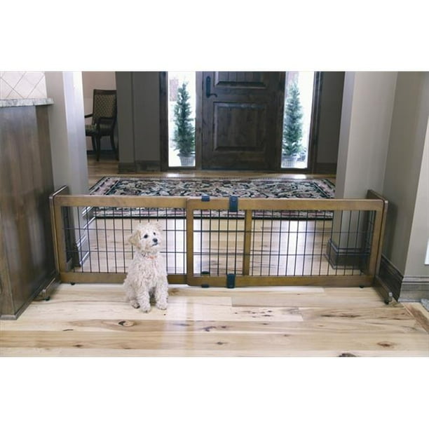 2in1 Wood Freestanding Pet Gate