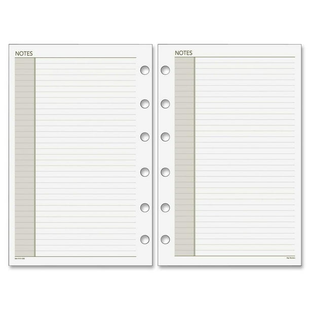 Day Runner Planner Notes Refill Pages - Walmart.com - Walmart.com