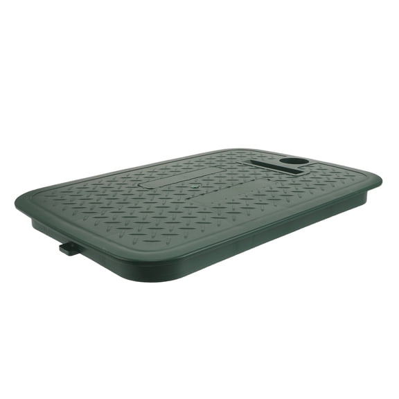 BESTYASH Green Plastic Irrigation Valve Box Cover Lid for Outdoor Sprinkler Systems and Garden Watering