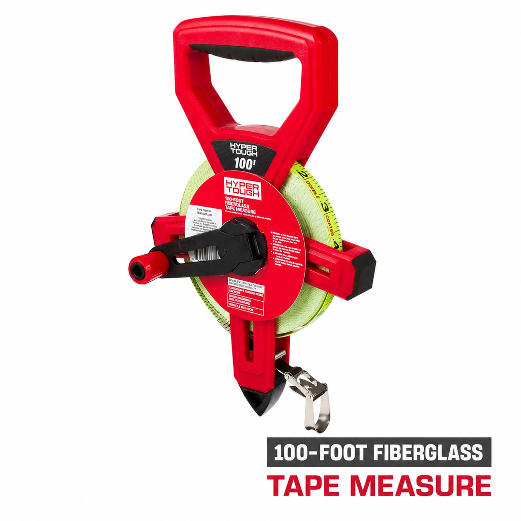Hyper Tough 100-Foot Fiberglass Tape Measure with Ground Stake photo 2
