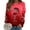 Red, variant on jsaierl Women's Christmas Sweatshirts Plus Size Xmas Graphic Sweatshirts Work Pullover Sweater Tops Crewneck Christmas Gifts Long Sleeve Shirts for Women