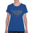 thumbnail image 2 of Officially Licensed Tootsie Roll Vibrant Neon Design Women's T-shirt, 2 of 3