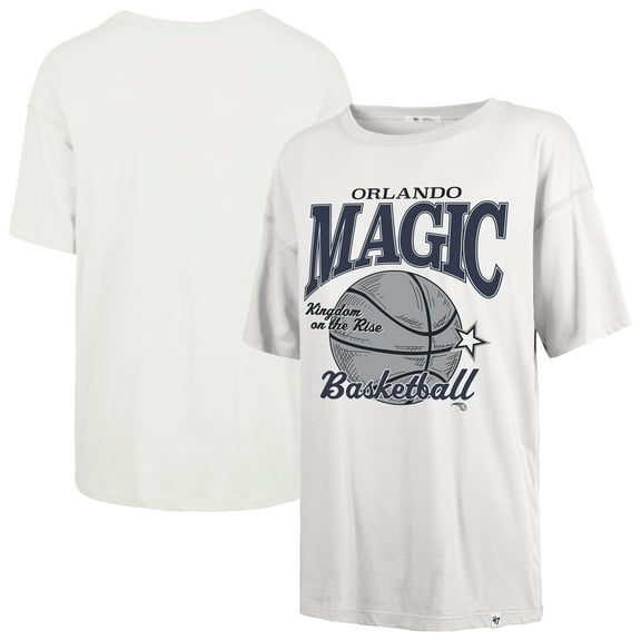 Women's-'47 White Orlando Magic City Edition Down Court Sadie T-Shirt