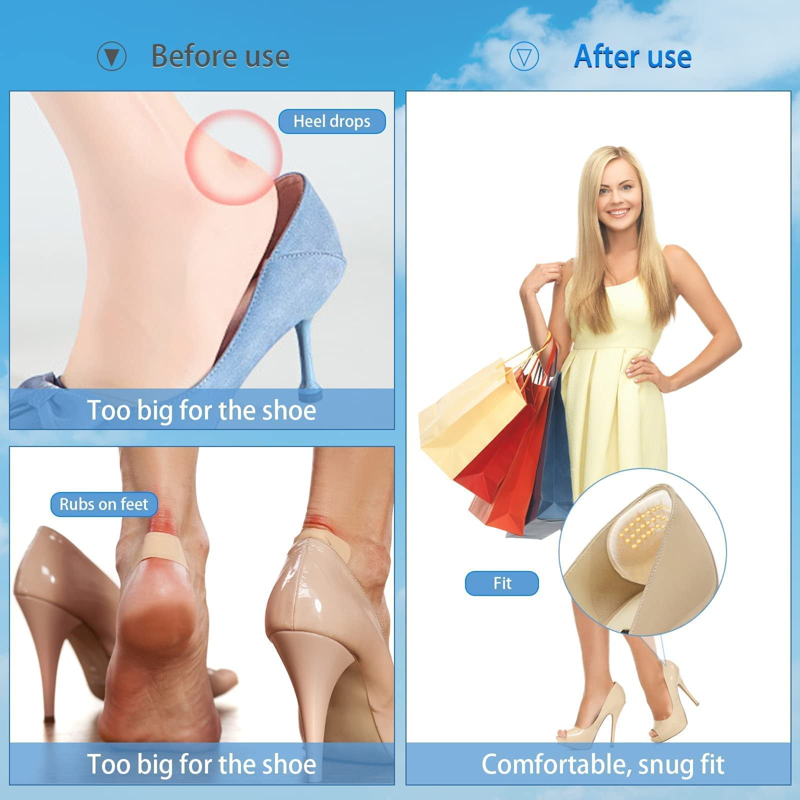 tredstone Heel sticker shoe major change, small artifact, one size