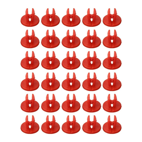 FOR FORD Under-Body Shield Nut Set Of 30 Red W702438-S300 NEW