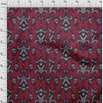 thumbnail image 3 of oneOone Viscose Chiffon Fabric Paisley & Floral Ikat Print Fabric By Yard 42 Inch Wide, 3 of 4