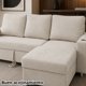 thumbnail image 5 of Salas L Love Seat Sofá cama Chaise long Confortable Hueso Melody Muebles R21, 5 of 5