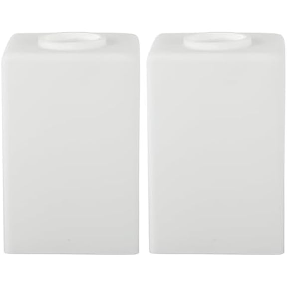 Square Lampshade Set of 2 White Frosted Glass Lamp Shade Fits for Wall Table Floor Lamp E27 Socket, 3.9X5.6 Inch, LED Light Cover Light Fixtures Replacement Home Decoration$$Tools & Hardware Other