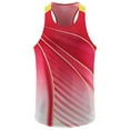 thumbnail image 4 of Women Summer Tops Women's Workout Tank Tops Gym Camisoles Fitness Running Yoga Sleeveless Shirt Breathable Wicking Comfortable Stretchy Activewear For Women Camisole for Bra Concert Summer Red M, 4 of 5