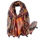 thumbnail image 1 of Bufanda bohemia para mujer Bufanda con estampado floral claro Chal con flecos de moda otoño/invierno, 1 of 5