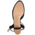 thumbnail image 6 of Journee Womens Roslynn Almond Toe High Block Heel Pumps, Widths Available, 6 of 10