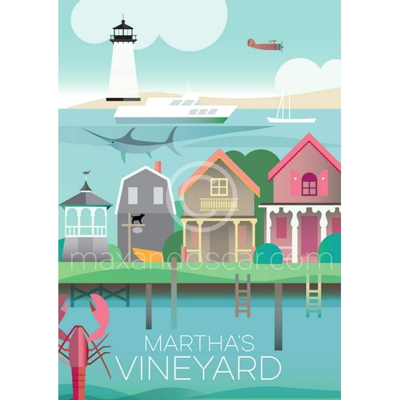 MARTHA'S VINEYARD PRINT
