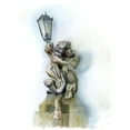 thumbnail image 3 of Shefranov, Olga 12x14 Black Modern Framed Museum Art Print Titled - Lamp Post, 3 of 5