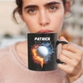 thumbnail image 6 of Personalized Basketball Coffee Mug - Gift for Sports Lovers, Custom Cup With Name, Ceramic 15oz, Customized Fan Black Cup, 6 of 10