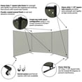 thumbnail image 3 of Steiner Welding Screen, 6 ft H, 10 ft W, Green 501HD-6X10, 3 of 5