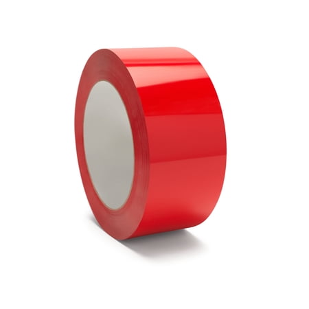 SSBM Red Color Carton Sealing Packing Tape 1.88" x 55 Yards 2.0 mil, 36 Rolls