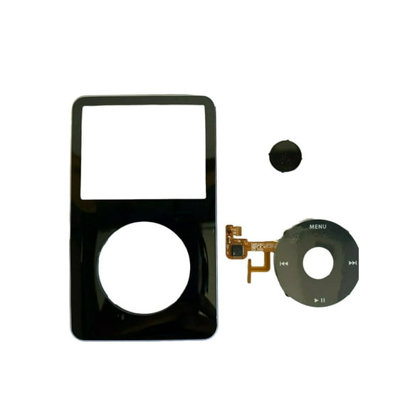 Black Face Plate Clickwheel Button For Apple iPod Classic 5th Gen Replacement