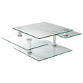 thumbnail image 3 of Chintaly Contemporary Multi-Top Motion Glass Cocktail Table, 3 of 3