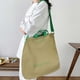 thumbnail image 2 of Bolsos de mensajero de moda de lona para mujer Bolsos de color de contraste Bolsos de ocio simples Hugtrwg Para estrenar, 2 of 5