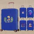 thumbnail image 2 of 2023 Luggage Cover Scratch Resistant Travel Accessory Covers Apply To 18-32 Inch Mushroom Print Suitcase Trolley Protective Case 8Mushroom017 L (26-28inch), 2 of 6