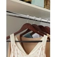thumbnail image 4 of 100 Ganchos Para Ropa Madera Cerezo Premium Ultra Resistentes, 4 of 6