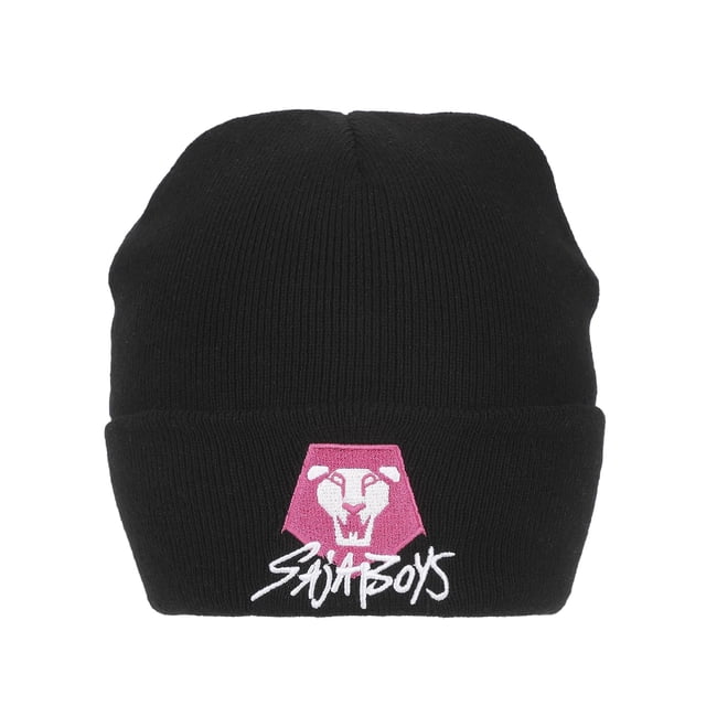 Gorro Bioworld Kpop Demon Hunters Saja Boys, acrílico negro