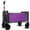 Purple, variant on Foldable Collapsible Heavy-Duty Utility Wagon Cart, 3-in-1 All Terrain Wheel Wagon with Cup Holders, Holds up to 220 LBS for Grocery Shopping, Camping, Beach & Pet Travel, Purple