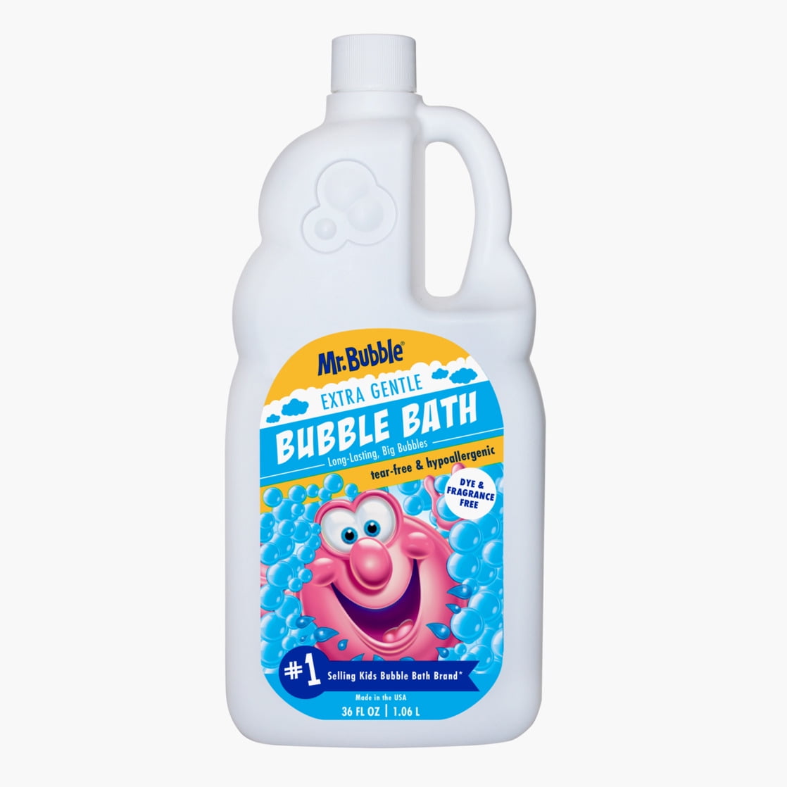 Mr. Bubble Extra Gentle Dye & Fragrance Free Bubble Bath 36 fl oz