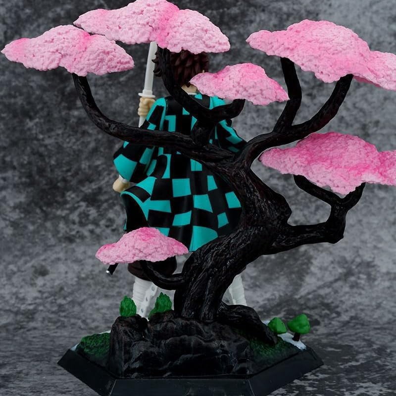 Agatsuma Figure Nezuko Figure Tanjirou Figure Kochou Shinobu Figure Scenes Figurine 20cm/7.9inch PVC Character Statue Souvenirs Anime Fans Gifts (Kamado Tanjirou)