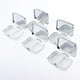 thumbnail image 4 of Caja Cuadrada de 2 Compartimentos de material acero Inoxidable para de Ojos en Polvo, Caja Organizadora de Píldoras, Contenedor de Colco Organizador de maletines de medicina pequeña, 4 of 8