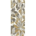 thumbnail image 2 of Vassileva, Silvia 10x18 White Modern Wood Framed Museum Art Print Titled - Painted Tropical Screen I Gray Gold Crop, 2 of 4