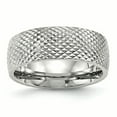 thumbnail image 1 of Stainless Steel Polished Textured Ring 12 Size, 1 of 6