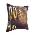 thumbnail image 2 of Bingfone Decorative Pillow Covers 20"X20" Happy New Year Couch Pillow Cases Modern Farmhouse Covers For Couch Sofa Bed, 2 of 9