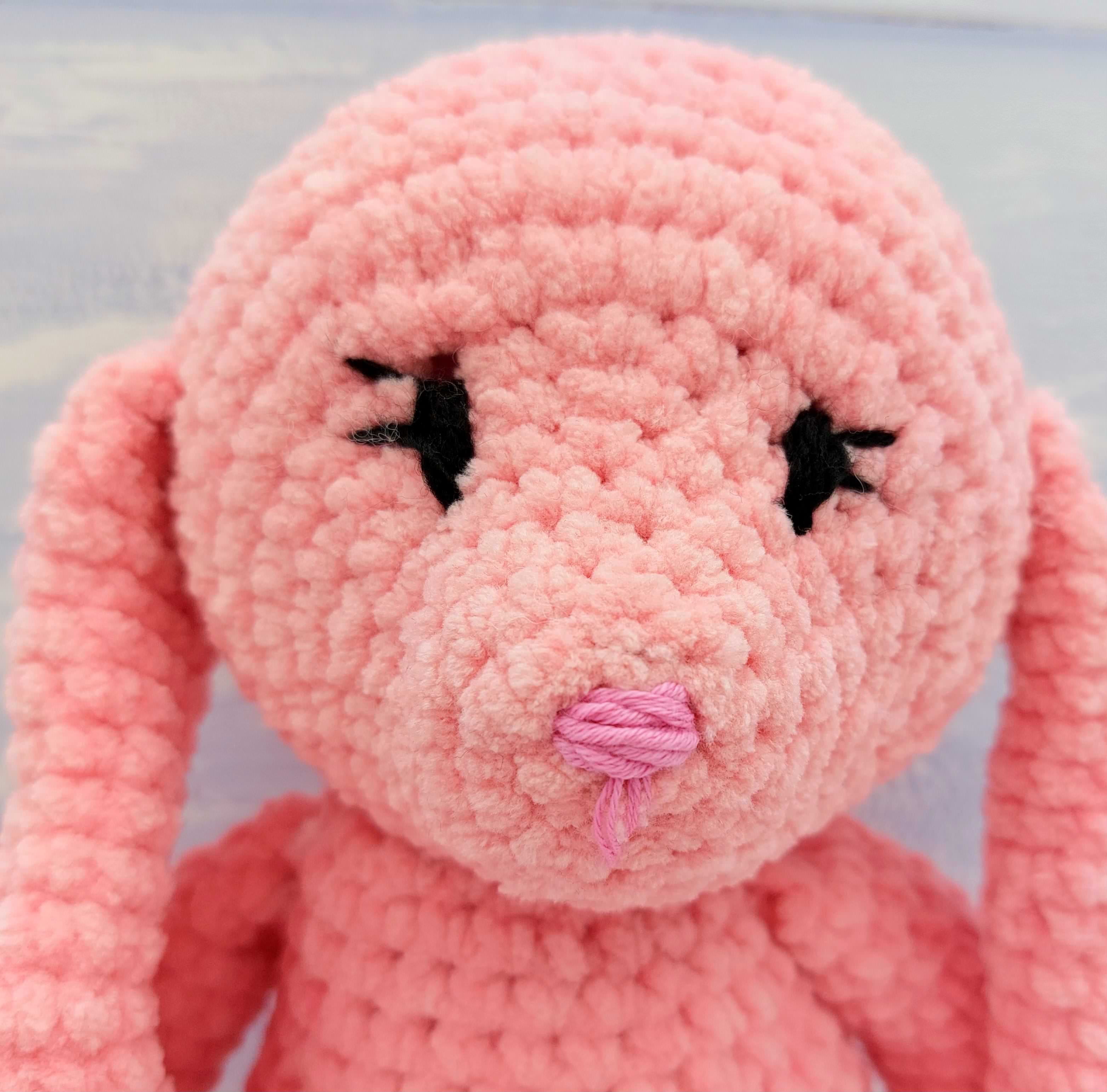 Loki and Lottie the Lop-eared Bunny Crochet Kit (Lottie the Pink Bunny)