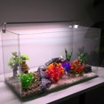 thumbnail image 3 of Unique Bargains 2 Pcs Aquarium Plants Decorations Artificial Aquatic Plant Rose Red 3.94", 3 of 6